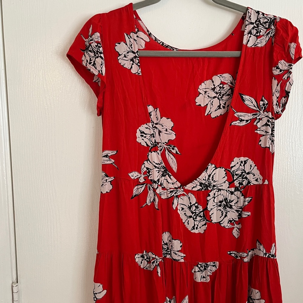 Free People maxi floral dress